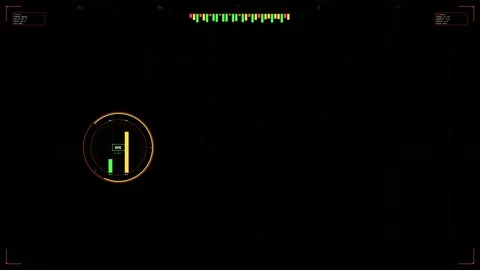 Military hud interface for war animations and scifi video projects showcasi.. Stock Footage 327982941