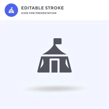 Military icon vector, filled flat sign, solid pictogram isolated on white, logo Stock Illustration