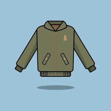 Military Jacket Stock Illustration