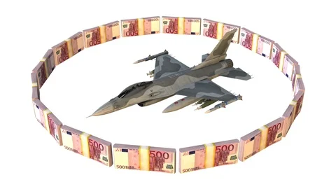 Military jet construction Stock Footage 85824196