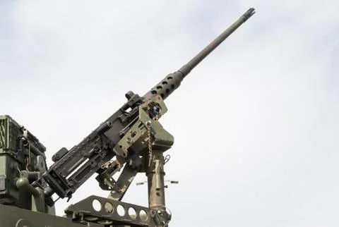 Military machine gun Stock Photos