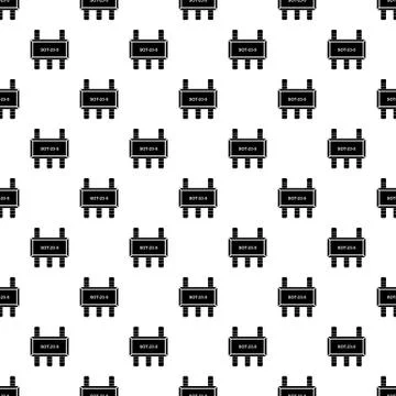 Military microchip pattern vector seamless 스톡 일러스트