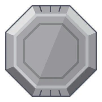 Military microprocessor icon, cartoon style 스톡 일러스트