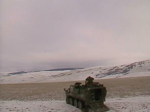 Military, mortar fire high speed shutter Stock Footage
