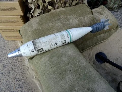 Military Mortar Shell Stock Photos