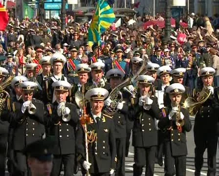 A military orchestra Vídeos de archivo 20463028