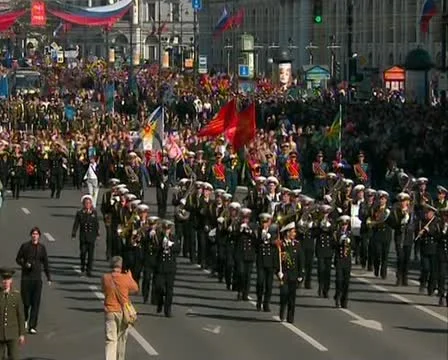 A military orchestra Stock Footage 20463029