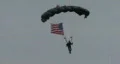 Military Parachute Demonstration HD Footage