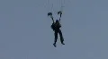 Military Parachute Demonstration HD Footage
