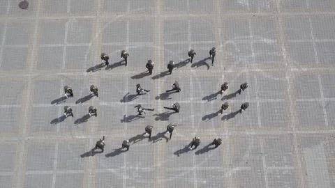 Military parade 1 Stock Footage 335839532