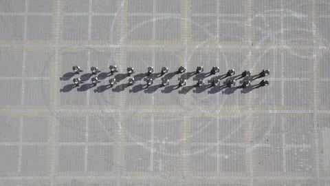 Military parade 4 Stock Footage 335839564