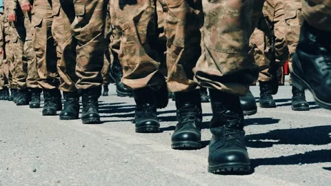 Military Parade Stock-Footage 162920595