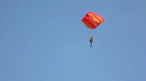 Military paratrooper Stock Footage 40486604