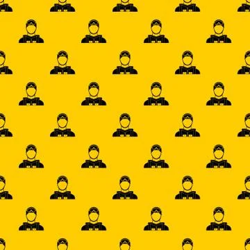 Military paratrooper pattern vector Illustration