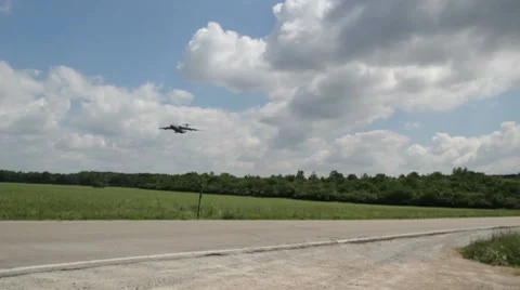 Military Plane Video stock 7179084