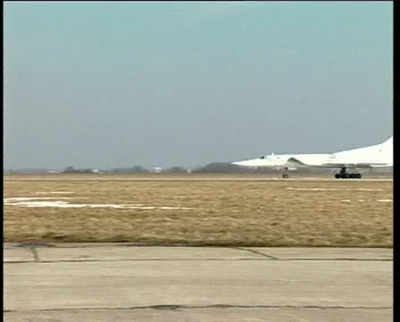 The military plane Stock Footage 10834077