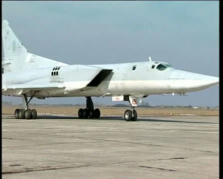 The military plane Stock Footage 10834080