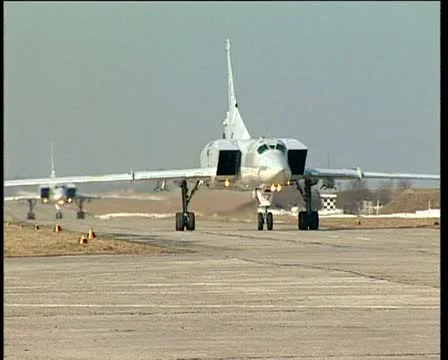 The military plane Stock Footage 10834082