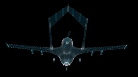 Military Predator Drone Stock Illustration