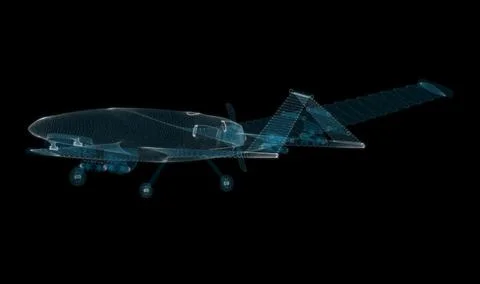 Military Predator Drone Stock Illustration