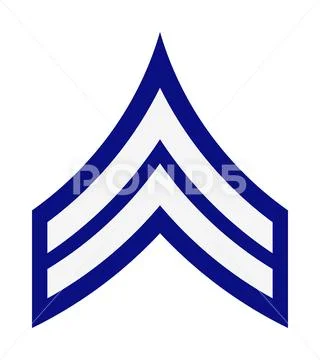 Military Ranks and Insignia. Stripes and Chevrons of Army Stock Illustration
