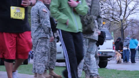 Military on scene Stock Footage 22733226