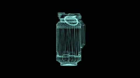 Military SCI-FI Weapons Grenade Hologram 4K 01 Vidéo 148060553