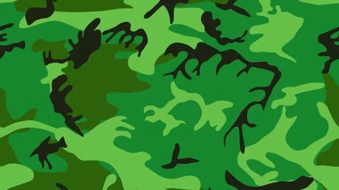 Military seamless pattern for clothing transition Stock Footage 276568985