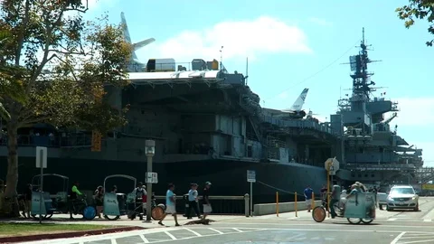 Military ship Stock Footage 75654841