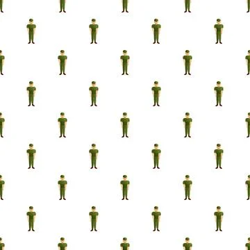 Military soldier uniform pattern in repeating design 스톡 일러스트