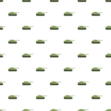 Military tank pattern creating a combat background Stock Illustration