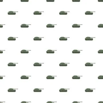 Military tank pattern creating a war background design Stock Illustration
