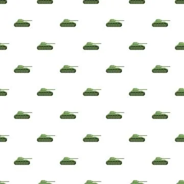 Military tank pattern repeating background for warfare concepts Stock Illustration