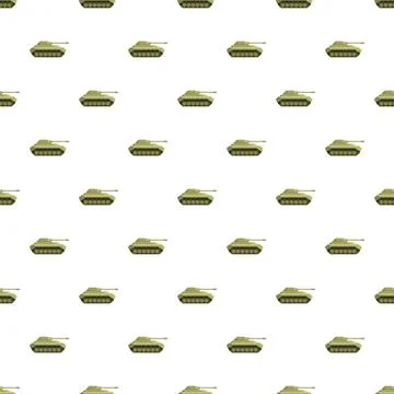 Military tank pattern repeating for seamless background design Stock Illustration