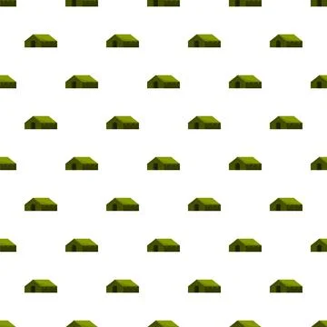 Military tent pattern for army camp background Stock Illustration