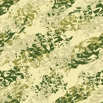 Military texture. Army seamless pattern. Ornament for soldiers clothes. Milit Stock Illustration