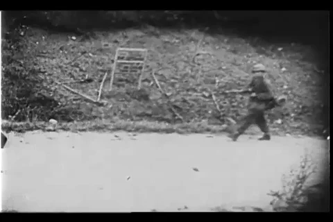 Military troops cross 38th parallel and find massacred civilians - 1951 Stock Footage 106268151