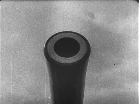 Military troops ski, march, fire artillery and burn buildings, in Russia, during Stock Footage 79468152