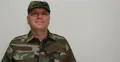 Military Veteran Smiling Presentation Patriotic Concept Woodland Camouflage 4k or 4k+ Resolution