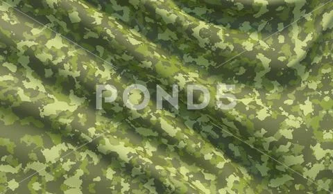 Military war background camouflage khaki fabric texture Stock Photos
