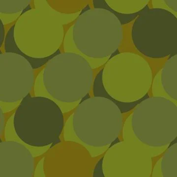 Military war seamless pattern. Army abstract circle, round texture. Protectiv イラスト素材