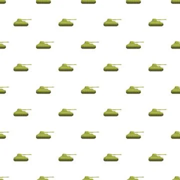 Military war tank pattern seamless repeating background design Stockillustratie
