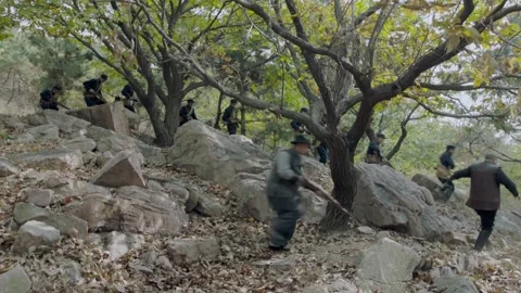 The militia to march Stock Footage 235269454