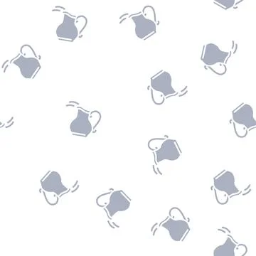 Milk add glyph vector seamless pattern Illustrazione stock