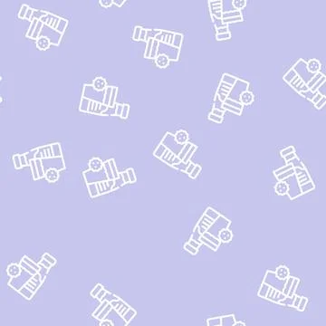 Milk allergy line vector seamless pattern flat イラスト素材