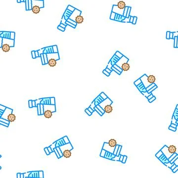 Milk allergy vector seamless pattern flat Stock Illustration