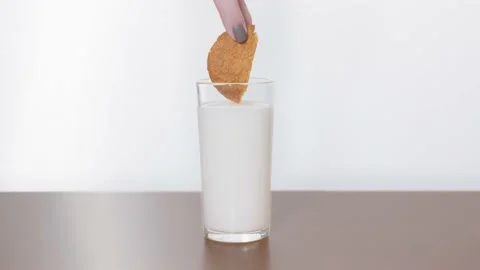 Milk and cookie Stock Footage 231552413