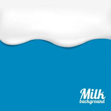 Milk background illustration Stock Illustration