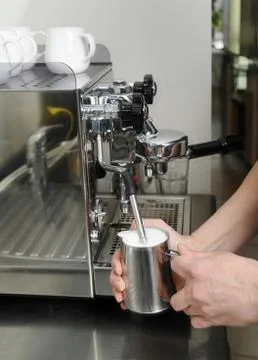 Milk beating Stock Photos