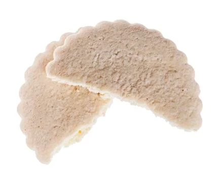 Milk Biscuit isolated Stock Photos
